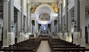 Interno Santuario Madonna di Patmos Rosarno